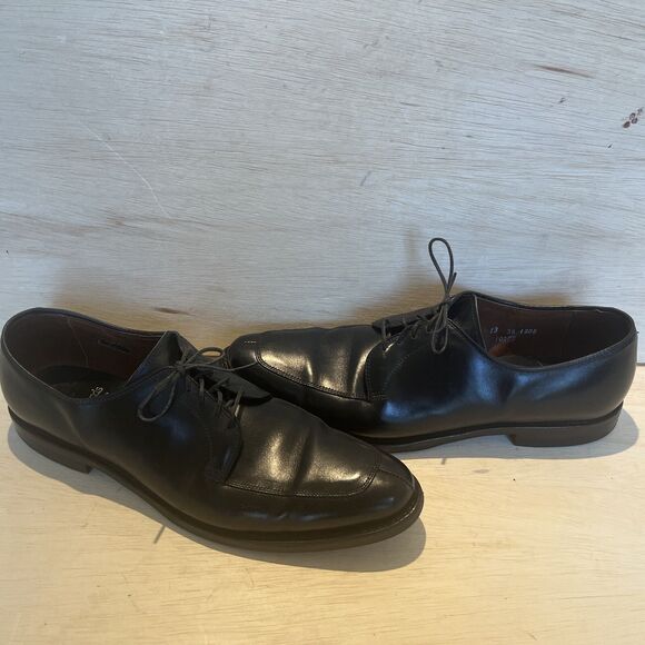 Allen Edmonds Mens Size 13 Black Leather Dress Shoe Delray Oxford Lace Loafer main image 7